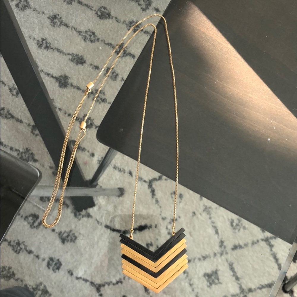 Madewell arrowstack chevron necklace